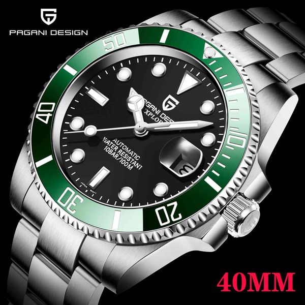 pagani design men automatic watch rustless steel waterproof watches sapphire luxury mechanical wristwatch relogio masculino, Slivery;brown
pagani design men automatic watch rustless steel waterproof watches sapphire luxury mechanical wristwatch relogio masculino, Slivery;brown