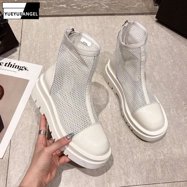 boots summer women sandals hollow out mesh platform breathable ankle shoes fashion round toe high female 35-39, Black
boots summer women sandals hollow out mesh platform breathable ankle shoes fashion round toe high female 35-39, Black