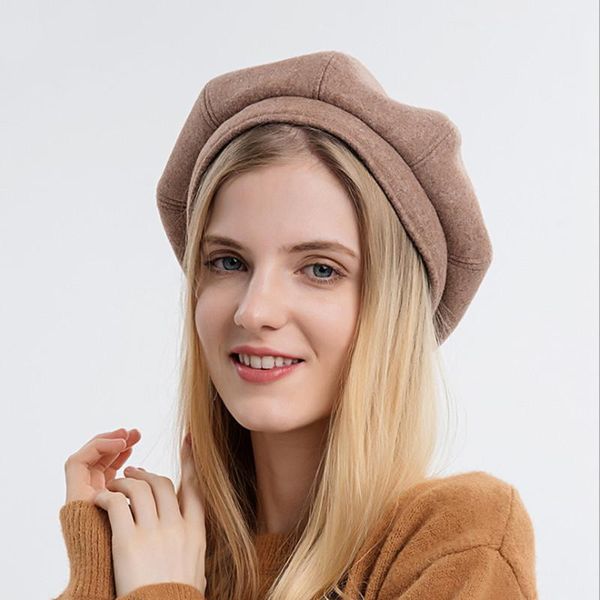 beanies autumn and winter solid color beret european american casual painter hat vintage british style
beanies autumn and winter solid color beret european american casual painter hat vintage british style