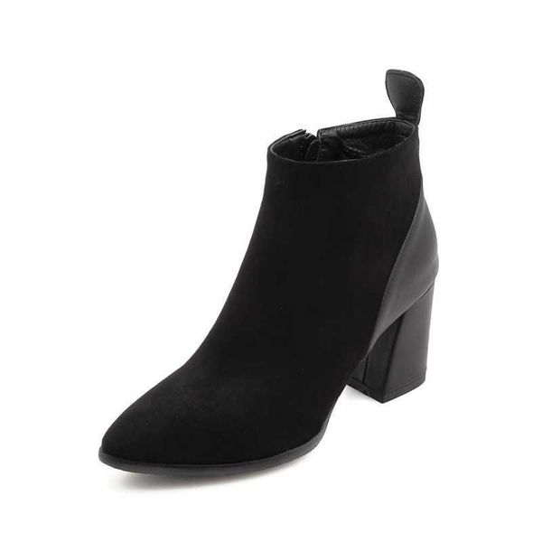 boots fall 2021 thick heel high women's side zipper short large size shoes chengdu, Black
boots fall 2021 thick heel high women's side zipper short large size shoes chengdu, Black