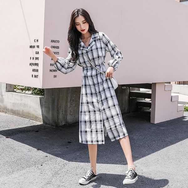 casual dresses plaid shirts dress women collar fashion long sleeve single breast bandage loose street wear plus size vestido female, Black;gray
casual dresses plaid shirts dress women collar fashion long sleeve single breast bandage loose street wear plus size vestido female, Black;gray