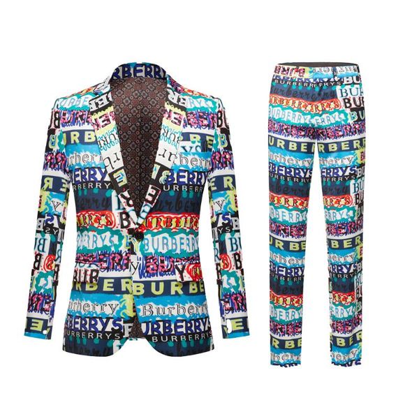 men's suits & blazers wholesale high-quality slim fit colorful english letter printing 2-piece set of customization, White;black
men's suits & blazers wholesale high-quality slim fit colorful english letter printing 2-piece set of customization, White;black