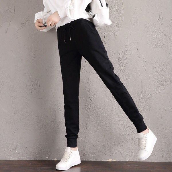 sports pants women plush thickened autumn and winter black female students korean loose slim casual harem women's & capris, Black;white
sports pants women plush thickened autumn and winter black female students korean loose slim casual harem women's & capris, Black;white