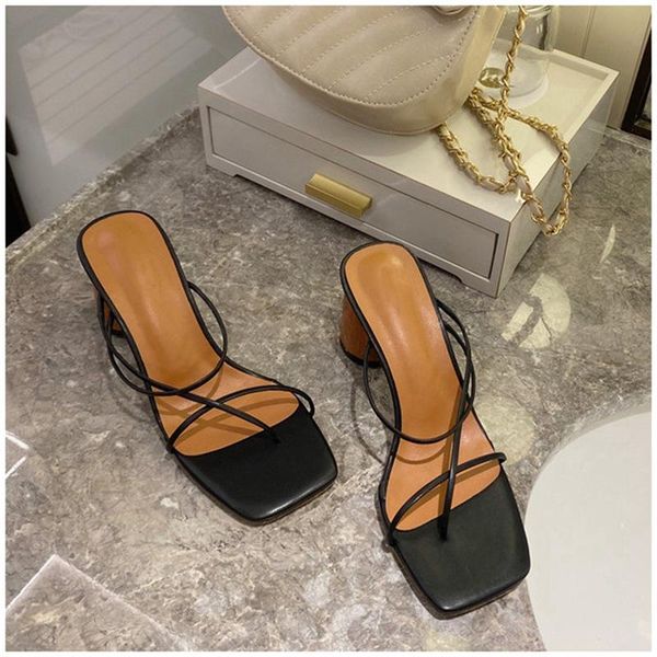 summer slippers high heel slides big size 41 narrow band sandal outdoor vacation flip flops mujer, Black
summer slippers high heel slides big size 41 narrow band sandal outdoor vacation flip flops mujer, Black
