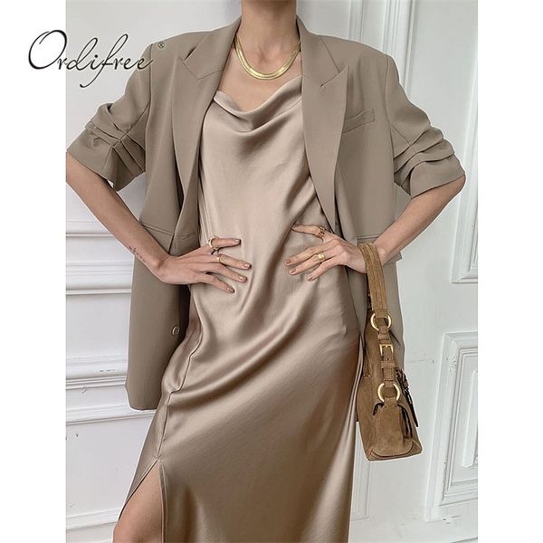 summer women satin slip dress spaghetti strap silk shiny slit party 210513, Black;gray 
summer women satin slip dress spaghetti strap silk shiny slit party 210513, Black;gray