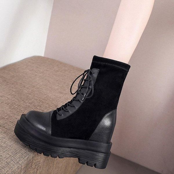 boots rimocy hidden heels women chunky platform motorcycle woman autumn winter 2021 lace up elastic kintting ankle botas, Black
boots rimocy hidden heels women chunky platform motorcycle woman autumn winter 2021 lace up elastic kintting ankle botas, Black