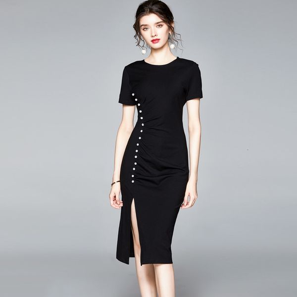 casual dresses women black summer elegant fashion shirring embroidered flares o-neck short sleeve slim xznp, Black;gray
casual dresses women black summer elegant fashion shirring embroidered flares o-neck short sleeve slim xznp, Black;gray