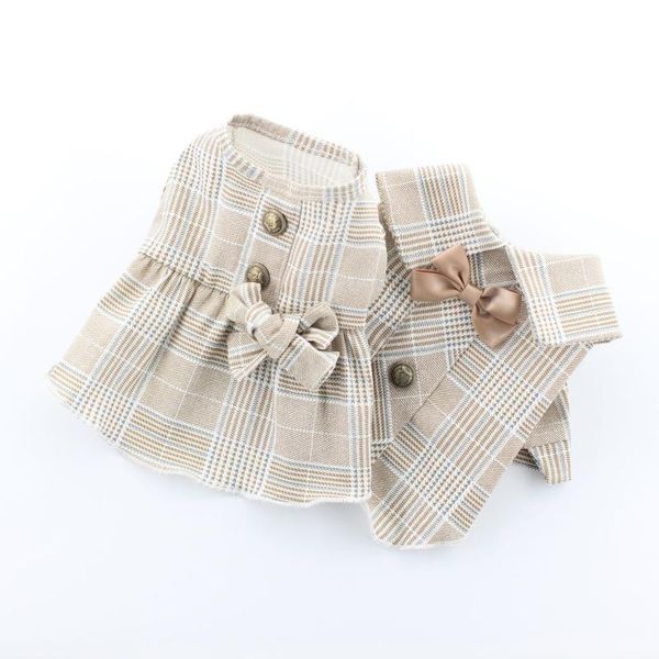dog apparel summer clothes for dogs cute plaid fresh khaki suit bowknot shirts snap button decor dresses
dog apparel summer clothes for dogs cute plaid fresh khaki suit bowknot shirts snap button decor dresses
