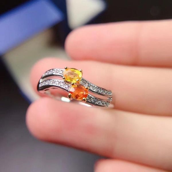 natural color sapphire ring 925 silver women's simple atmosphere and long flowing style cluster rings, Golden;silver
natural color sapphire ring 925 silver women's simple atmosphere and long flowing style cluster rings, Golden;silver