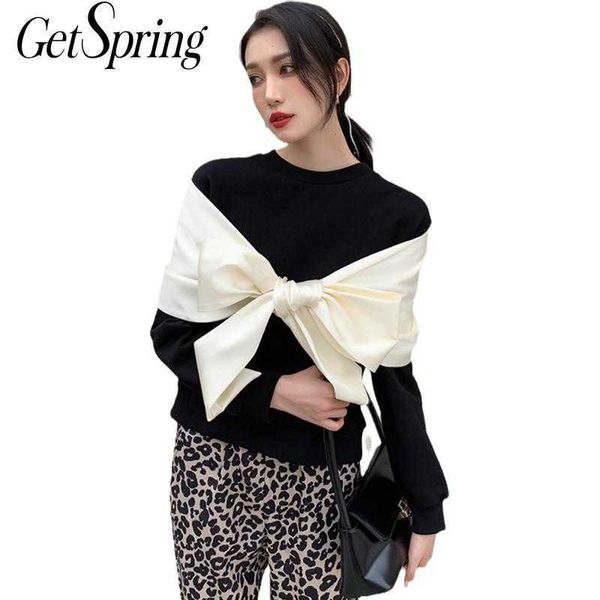 getspring women hoodie irregular bow womens sweatshirts pullove fashion ladies all match loose hoodies spring autumn 210601, Black
getspring women hoodie irregular bow womens sweatshirts pullove fashion ladies all match loose hoodies spring autumn 210601, Black