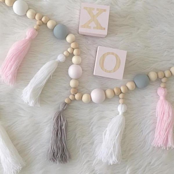 1.5m nordic pendant bead garland hanging with tassel pearl decor props ornament kid room wall home decorative objects & figurines
1.5m nordic pendant bead garland hanging with tassel pearl decor props ornament kid room wall home decorative objects & figurines