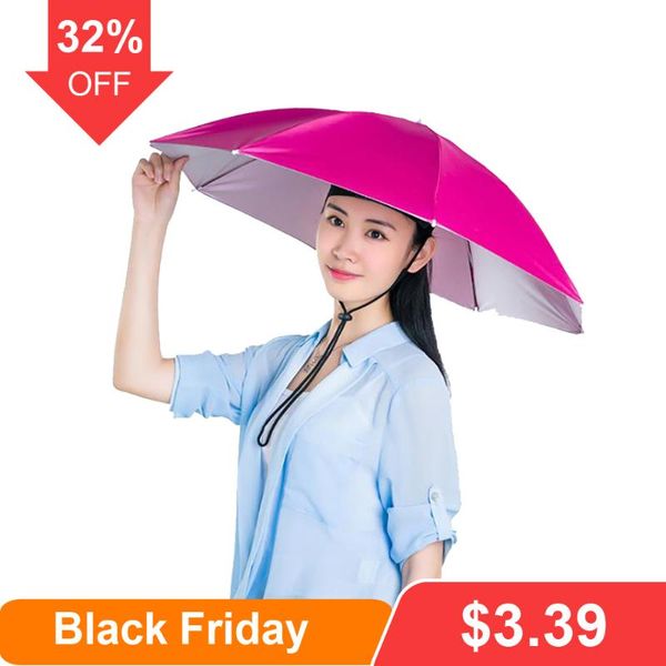 outdoor hats adjustable head wear parasol foldable sunscreen shade umbrella rain gear sport hat hiking beach camping cycling cap, Black;white
outdoor hats adjustable head wear parasol foldable sunscreen shade umbrella rain gear sport hat hiking beach camping cycling cap, Black;white