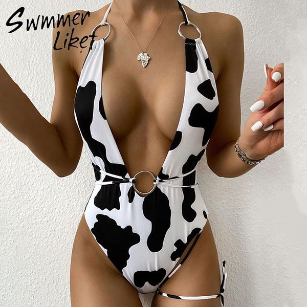 one-piece suits deep v-neck one piece swimsuit women cow printed monokini patchwork bodysuit ring bathing suit string swim female
one-piece suits deep v-neck one piece swimsuit women cow printed monokini patchwork bodysuit ring bathing suit string swim female