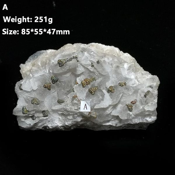 decorative objects & figurines natural stone quartz calcite pyrite mineral crystal specimen from hunan province china a2-4
decorative objects & figurines natural stone quartz calcite pyrite mineral crystal specimen from hunan province china a2-4