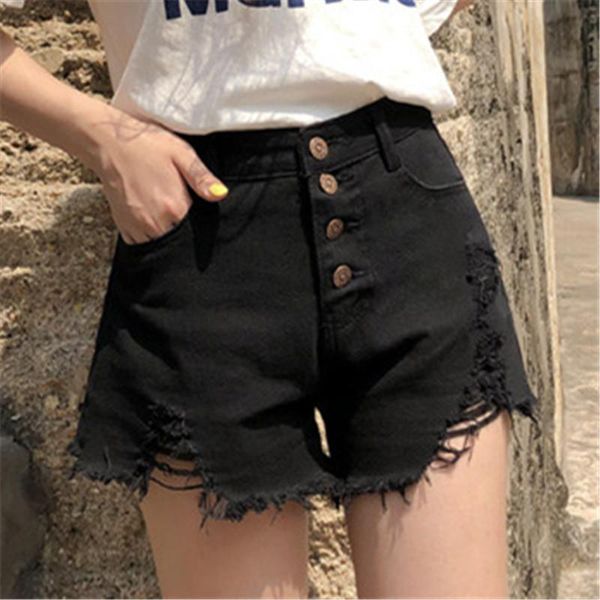 women's shorts female casual summer cool women denim booty high waists plus size black streamgirl short jeans pants, White;black
women's shorts female casual summer cool women denim booty high waists plus size black streamgirl short jeans pants, White;black