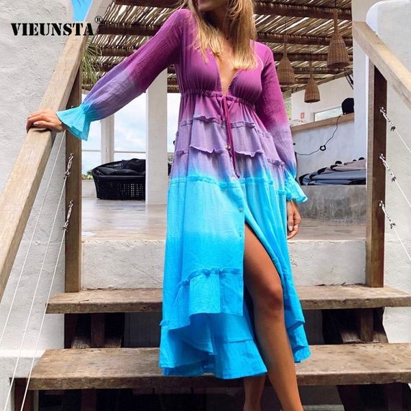 casual dresses autumn drawstring elastic waist pleated long dress women deep v neck hollow out print spring sleeve loose, Black;gray
casual dresses autumn drawstring elastic waist pleated long dress women deep v neck hollow out print spring sleeve loose, Black;gray