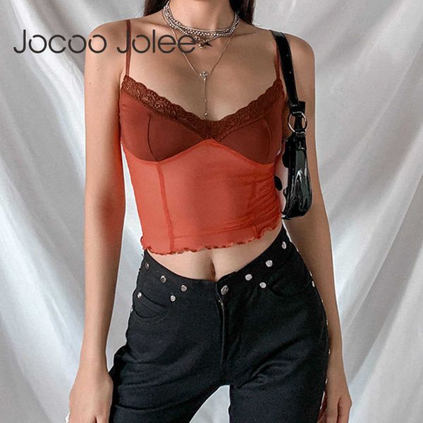 jocoo jolee women summer v-neck mesh gradient slim backless tank navel lace edible tree fungus vest party club 210619, White
jocoo jolee women summer v-neck mesh gradient slim backless tank navel lace edible tree fungus vest party club 210619, White