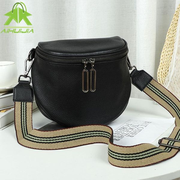 fashion women genuine leather semicircle saddle bags 2021 broadband design shoulder crossbody bag travel ladies handbags
fashion women genuine leather semicircle saddle bags 2021 broadband design shoulder crossbody bag travel ladies handbags