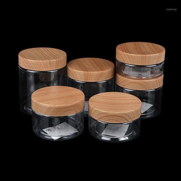 storage bottles & jars 80ml - 250ml transparent plastic bottle sealed with wooden lid container kitchen food moisture-proof
storage bottles & jars 80ml - 250ml transparent plastic bottle sealed with wooden lid container kitchen food moisture-proof