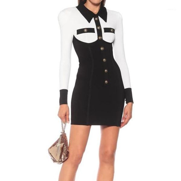 casual dresses 2021 long sleeve dress women autumn winter black white button stretch knitted tight pencil mini women's high quality, Black;gray
casual dresses 2021 long sleeve dress women autumn winter black white button stretch knitted tight pencil mini women's high quality, Black;gray