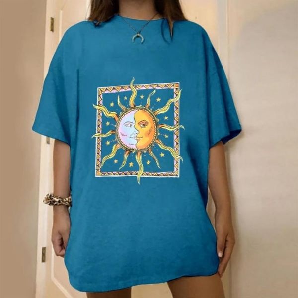 oversize women t-shirts vintage sun and moon print pattern summer casual short sleeve plus size tee mujer camiseta women's t-shirt q54, White
oversize women t-shirts vintage sun and moon print pattern summer casual short sleeve plus size tee mujer camiseta women's t-shirt q54, White