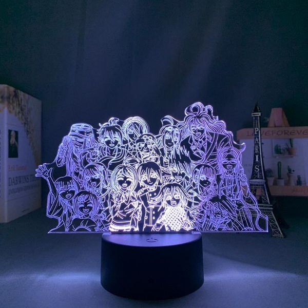 night lights anime danganronpa led lamp for kid bedroom decoration birthday gift room decor color changing 3d light manga
night lights anime danganronpa led lamp for kid bedroom decoration birthday gift room decor color changing 3d light manga