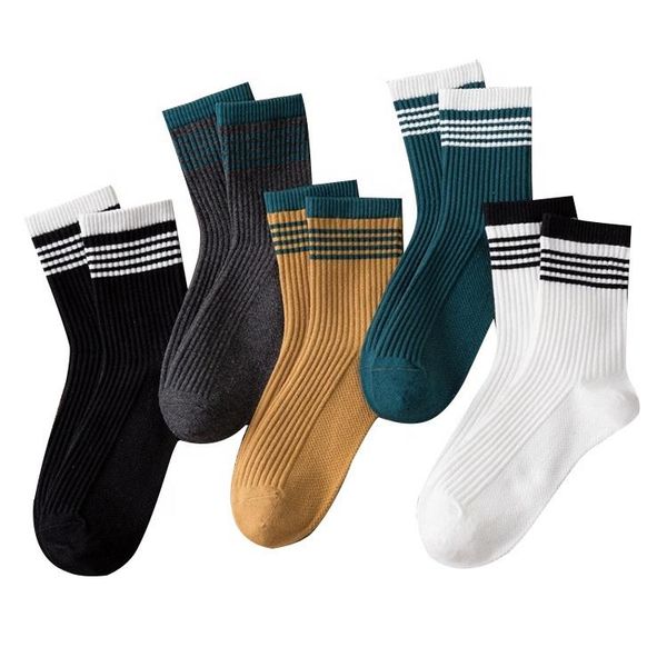 men's socks spring season fashion striped breathable sports work men dress, Black
men's socks spring season fashion striped breathable sports work men dress, Black