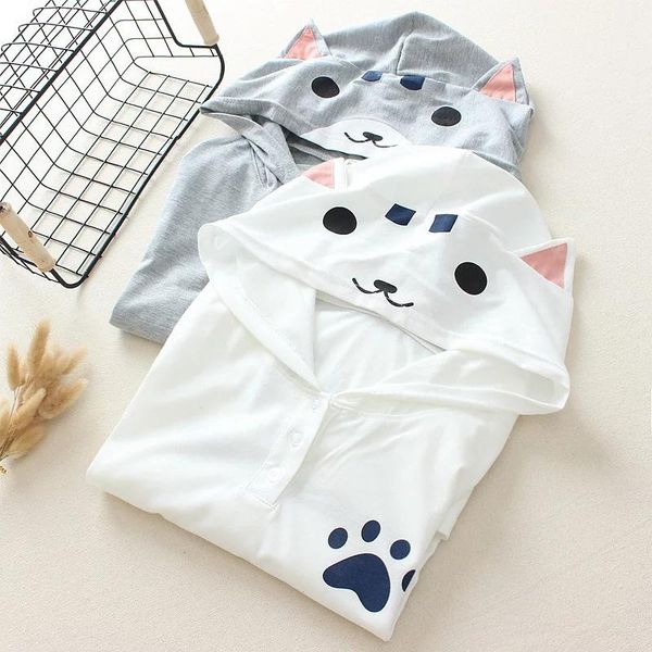 women's t-shirt sweet girls japanese streetwear harajuku cat print kawaii casual ulzzang summer women, White
women's t-shirt sweet girls japanese streetwear harajuku cat print kawaii casual ulzzang summer women, White