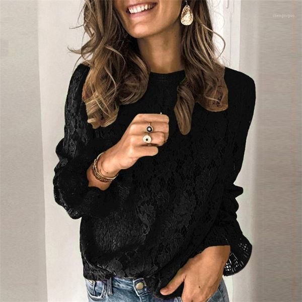 women's blouses & shirts autumn women o-neck floral lace shirt female elegant flare long sleeve blouse hollow out mesh blusa, White
women's blouses & shirts autumn women o-neck floral lace shirt female elegant flare long sleeve blouse hollow out mesh blusa, White