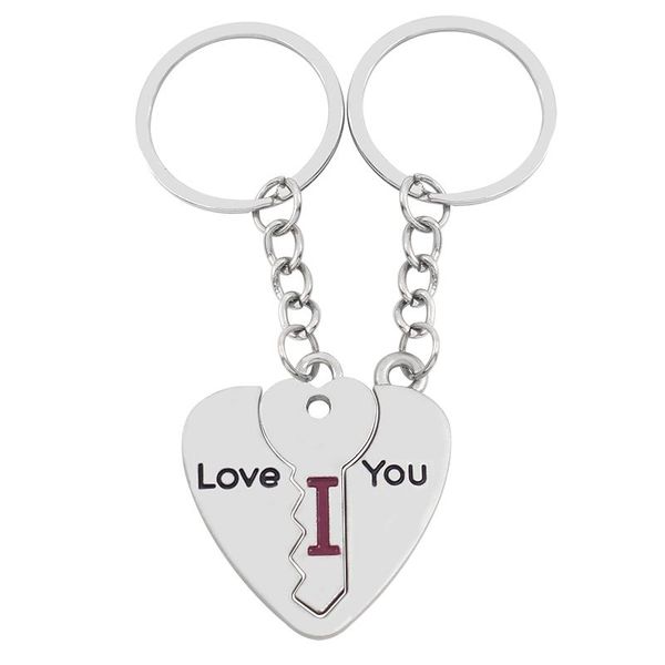 keychains fashion pair of keychain alloy heart-shaped key chain ring couple i love you valentine's day jewelry gift 2021, Silver
keychains fashion pair of keychain alloy heart-shaped key chain ring couple i love you valentine's day jewelry gift 2021, Silver