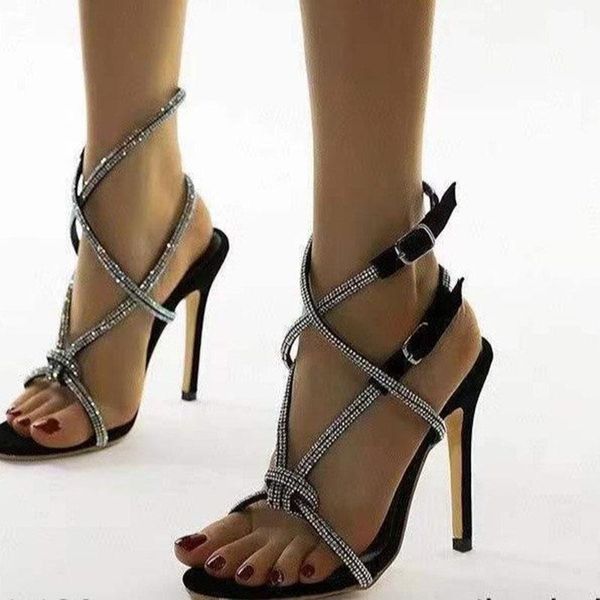 sandals 35-43 plus size european gladiator women rhinestones cross band sandalias crystal stiletto high heels shoes female 2021, Black
sandals 35-43 plus size european gladiator women rhinestones cross band sandalias crystal stiletto high heels shoes female 2021, Black