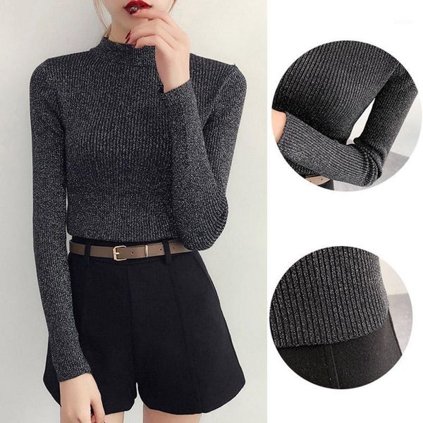women's sweaters autumn winter sweater women long sleeve pullover basic turtleneck 2021 korean style knit femme, White;black
women's sweaters autumn winter sweater women long sleeve pullover basic turtleneck 2021 korean style knit femme, White;black