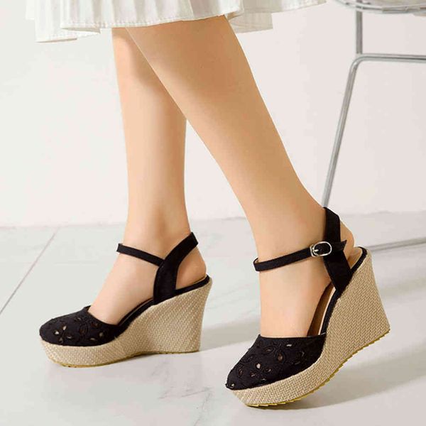 sandals plus size 43 ladies buckle solid platform round toe sandals women high wees casual leisure vintage shoes woman, Black
sandals plus size 43 ladies buckle solid platform round toe sandals women high wees casual leisure vintage shoes woman, Black