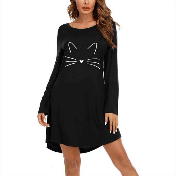 night dress nightgown cartoon print women sleepwear sleepshirts pregnant long sleeve nightie nightdress cotton 2xl, Black;red
night dress nightgown cartoon print women sleepwear sleepshirts pregnant long sleeve nightie nightdress cotton 2xl, Black;red
