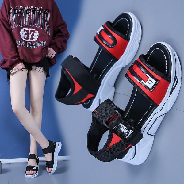 sports sandals women's shoes 2021 summer casual light thick platform muffins comfortable soft bottom super, Black
sports sandals women's shoes 2021 summer casual light thick platform muffins comfortable soft bottom super, Black