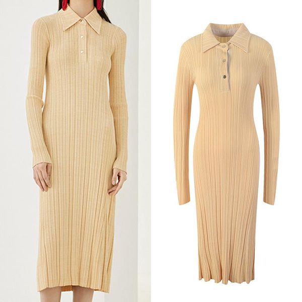casual dresses 2021 autumn winter sweater knit women rib midi dress solid buttons vintage robes vestidos elegant korean clothing, Black;gray
casual dresses 2021 autumn winter sweater knit women rib midi dress solid buttons vintage robes vestidos elegant korean clothing, Black;gray