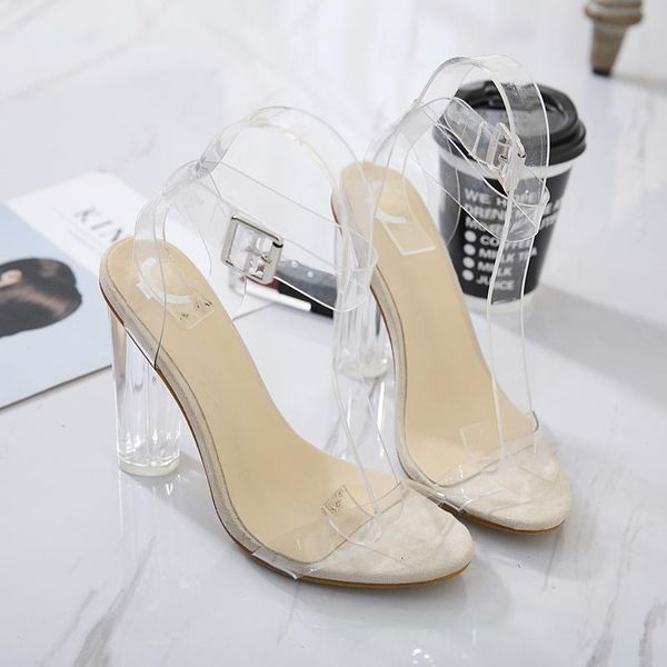 summer ladies european and american high heels fashion all-match transparent sandals, Black
summer ladies european and american high heels fashion all-match transparent sandals, Black