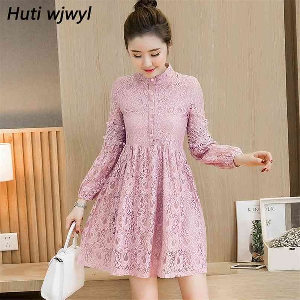autumn winter plus size vintage lace mini short dresses women elegant bodycon dress party long sleeve runway vestidos 210528, Black;gray
autumn winter plus size vintage lace mini short dresses women elegant bodycon dress party long sleeve runway vestidos 210528, Black;gray