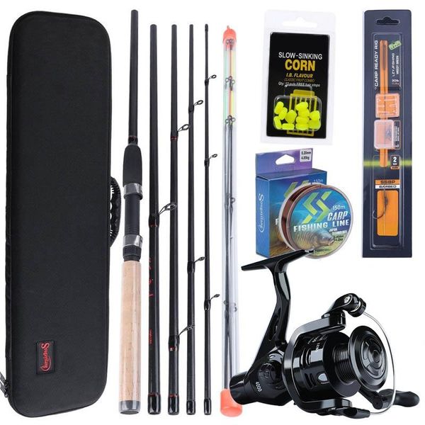 sougayilang 3m carp fishing rod combo portable 6 sections feeder 4bb reel with line lure hook carrier bag full kits
sougayilang 3m carp fishing rod combo portable 6 sections feeder 4bb reel with line lure hook carrier bag full kits