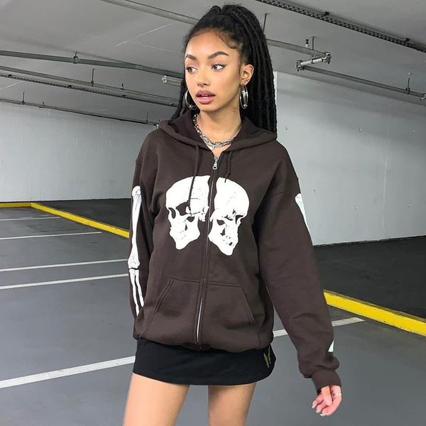 women's hoodies & sweatshirts winter 2021 skulls goth women dark academic oversize jacket techwear vintage long sleeve e girl, Black
women's hoodies & sweatshirts winter 2021 skulls goth women dark academic oversize jacket techwear vintage long sleeve e girl, Black