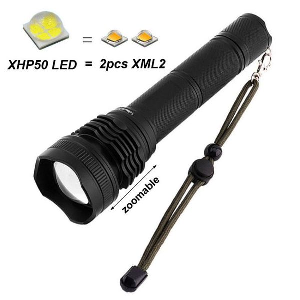 tactical zoom zooming xhp50 super bright 3000 lumens lanterna waterproof high power led 2 x 26650 / 18650 torch lamp flashlights torches
tactical zoom zooming xhp50 super bright 3000 lumens lanterna waterproof high power led 2 x 26650 / 18650 torch lamp flashlights torches