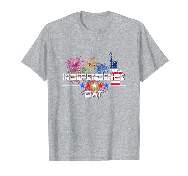 us independence day 4th july firework statue of liberty men t-shirt, White;black
us independence day 4th july firework statue of liberty men t-shirt, White;black