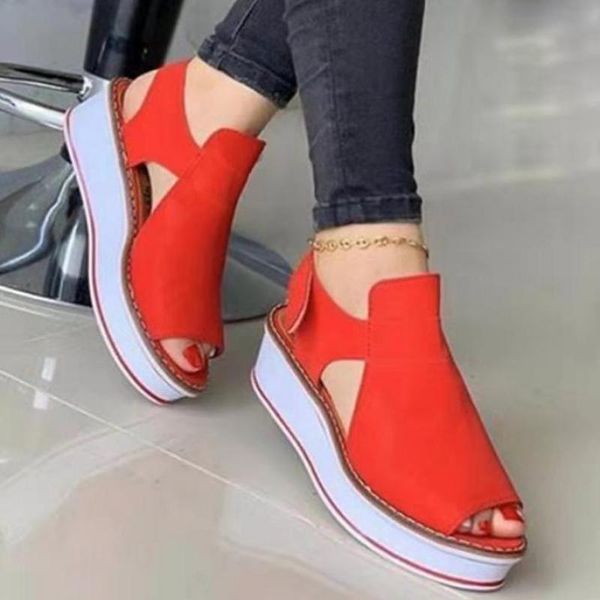 sandals 2021 women ladies fish mouth non-slip platform slope high heels buckle strap outdoor style for, Black
sandals 2021 women ladies fish mouth non-slip platform slope high heels buckle strap outdoor style for, Black