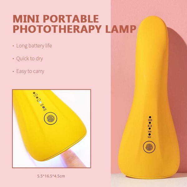 nail art equipment 5w mini led potherapy lamp quick-drying dryer handheld rechargeable portable drying machine tool, Silver
nail art equipment 5w mini led potherapy lamp quick-drying dryer handheld rechargeable portable drying machine tool, Silver