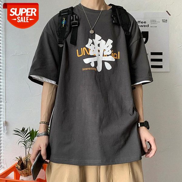 printed simple short-sleeved t-shirt male hong kong romantic loose plus size couple #ha0n, White;black
printed simple short-sleeved t-shirt male hong kong romantic loose plus size couple #ha0n, White;black