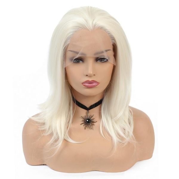 synthetic wigs dai weier blonde wig 13*2 lace front for white women part short heat resistant fiber, Black
synthetic wigs dai weier blonde wig 13*2 lace front for white women part short heat resistant fiber, Black