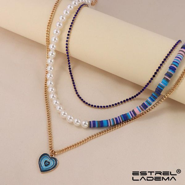 chains multilayer imitation pearls clay beaded choker necklace for women korean sweet heart crystal tennis chain necklaces jewelry gift, Silver
chains multilayer imitation pearls clay beaded choker necklace for women korean sweet heart crystal tennis chain necklaces jewelry gift, Silver
