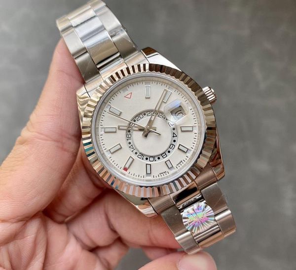 men's watch stainless steel wristband sapphire 40mm glass mirror classic 5833 automatic mechanical movement dual time zone 24 hours wor, Slivery;brown
men's watch stainless steel wristband sapphire 40mm glass mirror classic 5833 automatic mechanical movement dual time zone 24 hours wor, Slivery;brown