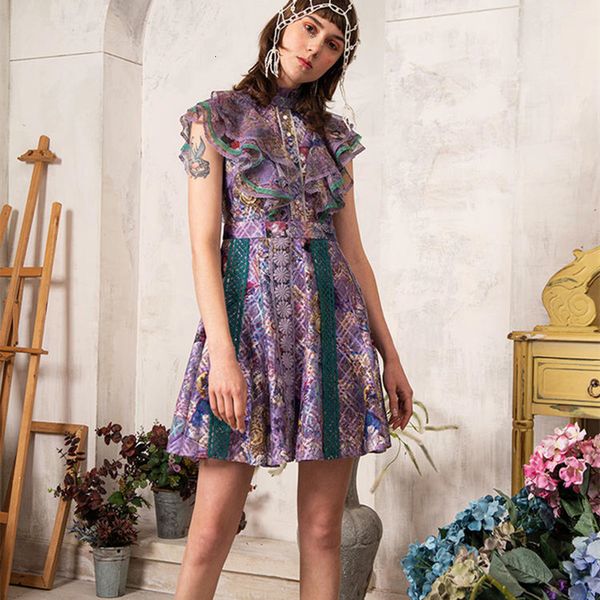 dresses vintage purple for women stand collar pearls beaded ruffles sleeveless print lace tunic dress vestidos elegantes para muje, Black;gray
dresses vintage purple for women stand collar pearls beaded ruffles sleeveless print lace tunic dress vestidos elegantes para muje, Black;gray