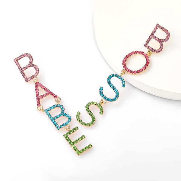 dangle & chandelier fashion metal rhinestone letters babe boss earrings women's earring party accessories, Silver
dangle & chandelier fashion metal rhinestone letters babe boss earrings women's earring party accessories, Silver